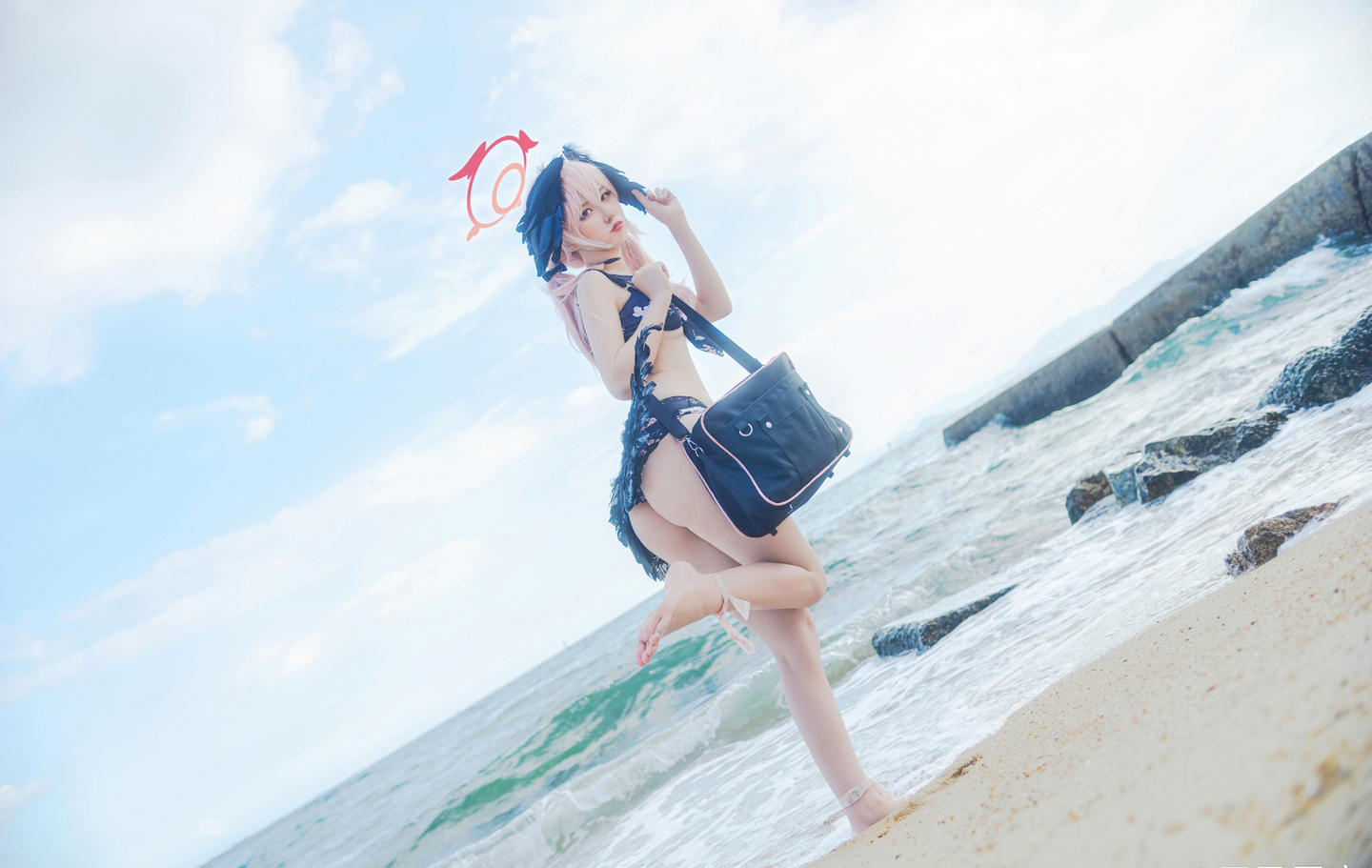《蔚蓝档案》下江小春（泳装）cosplay